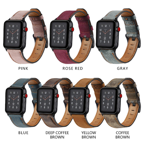 Smart Genuine Leather Band For Apple Watch 1 2 3 4 