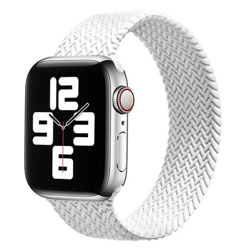 Braided Solo Loop silicone Strap For Apple Watch