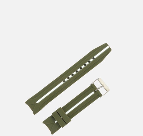 Custom Band Two-color Silicone Strap With Needle Buckle