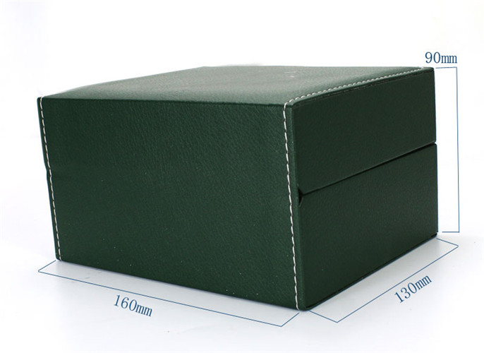 Business Gift Watch Boxes Leather Packaging Green Men Wristwatch Box