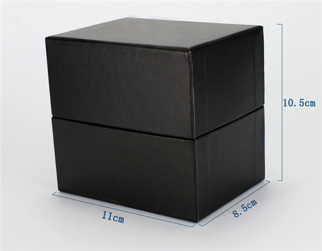 Custom Logo Watch Gift Box Leather Black Brelect Packaging Boxes