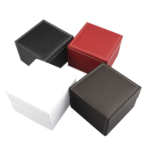 Hot Selling OEM Colorful PU Leather Watch Box Display Packaging BOX