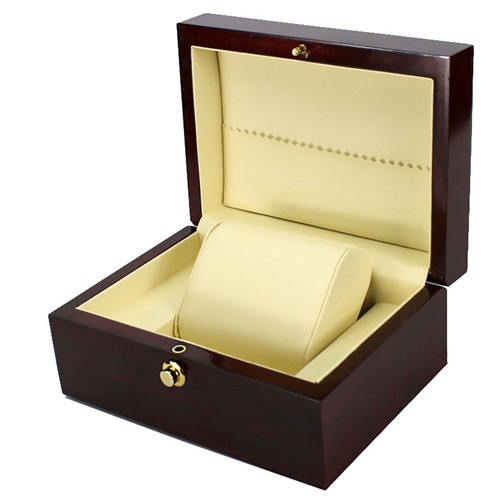 Custom Wooden Watch Red Gift Packaging Luxury Watch Boxes