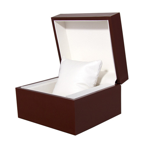 High Quality Wooden Wristwatch Boxes Red Luxury Watch Packaging