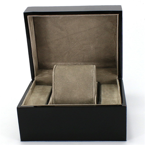 New High-End Flannel Pillow Watch Box Jewelry Wooden Box