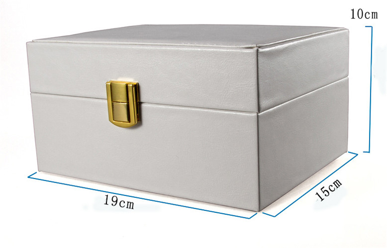 Classic White Leather Packaging For Watch Whloesale Wristwatch Boxes