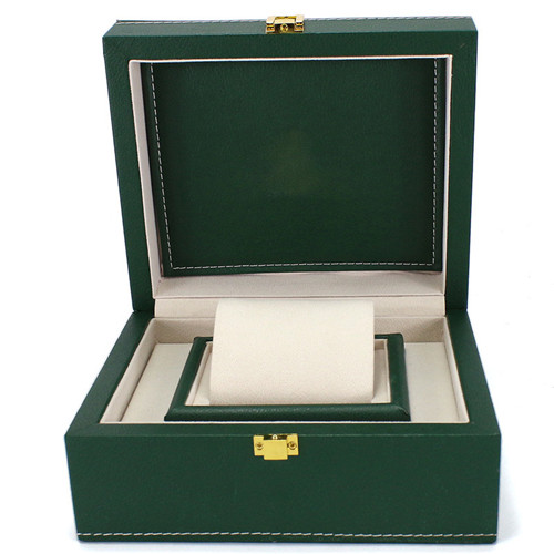 Green Luxury Leather Watch Box Watch Jewelry Gift Box