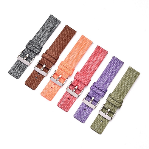 Custom Watch Multicolor Canvas Woven Watchband