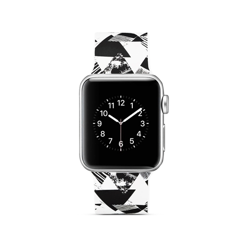 Custom Printed Silicone Watch Straps Fit For Apple Watch
